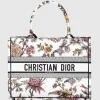 DIOR White cotton bag for women