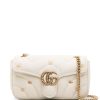 Gucci small GG Marmont White shoulder bag