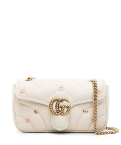 Gucci small GG Marmont White shoulder bag