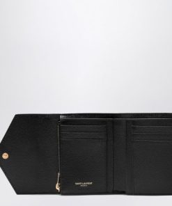 YSL Black Monogram small wallet