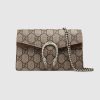 GUCCI GG Supreme Super Mini Dionysus Bag Taupe