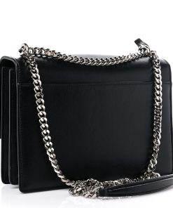 YSL Calfskin Medium Monogram Sunset Black