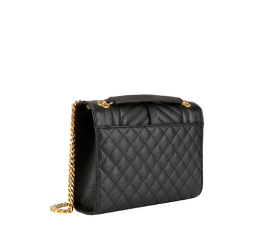 YSL Matelassé Leather Medium Envelope Bag