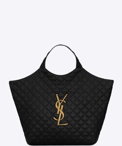 YSL icare maxi shopping bag in quilted lambskin