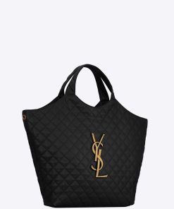 YSL icare maxi shopping bag in quilted lambskin