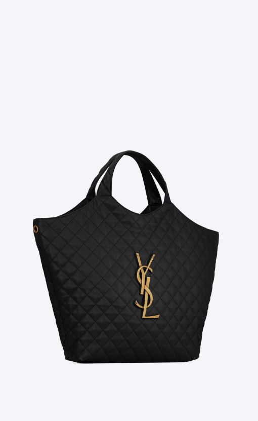 YSL icare maxi shopping bag in quilted lambskin