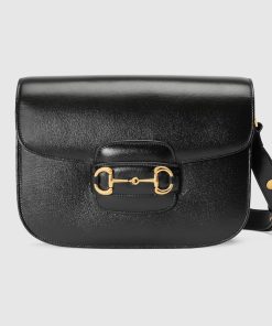 GUCCI HORSEBIT 1955 BLACK SMALL BAG