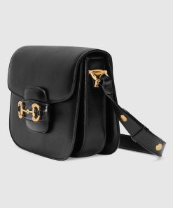 GUCCI HORSEBIT 1955 BLACK SMALL BAG