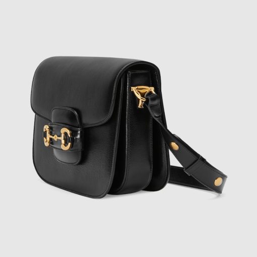 GUCCI HORSEBIT 1955 BLACK SMALL BAG