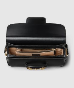 GUCCI HORSEBIT 1955 BLACK SMALL BAG