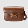 GUCCI HORSEBIT 1955 BROWN SMALL BAG