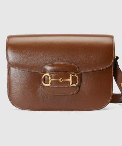 GUCCI HORSEBIT 1955 BROWN SMALL BAG