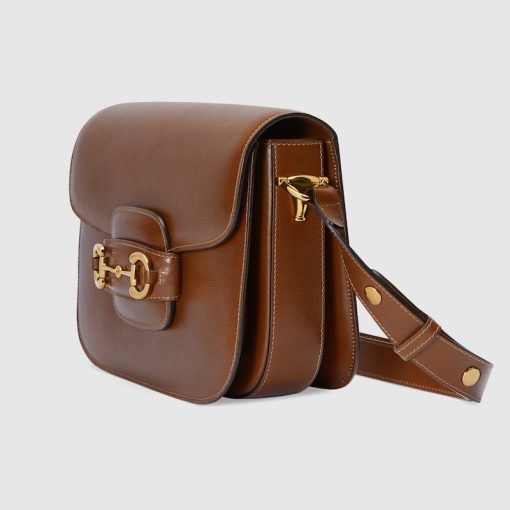 GUCCI HORSEBIT 1955 BROWN SMALL BAG