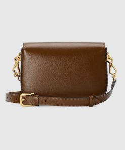 GUCCI HORSEBIT 1955 MINI BROWN BAG