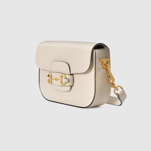 GUCCI HORSEBIT1955 MINI WHITE BAG