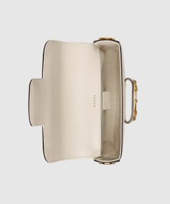 GUCCI HORSEBIT1955 MINI WHITE BAG