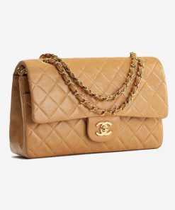 Chanel Timeless Medium Calf Beige