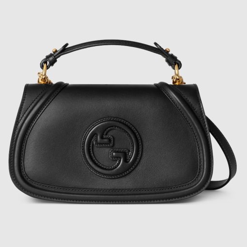 GUCCI BLONDIE BLACK SMALL TOP HANDLE BAG