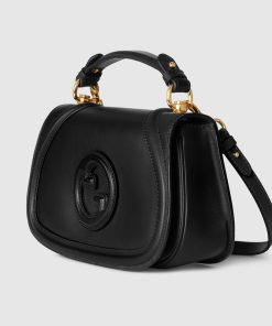 GUCCI BLONDIE BLACK SMALL TOP HANDLE BAG