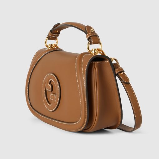 GUCCI BLONDIE SMALL BROWN TOP HANDLE BAG