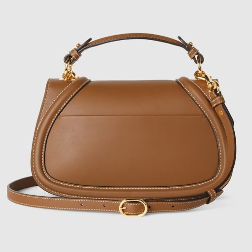 GUCCI BLONDIE SMALL BROWN TOP HANDLE BAG