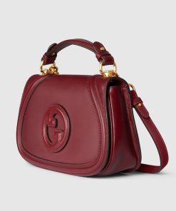 GUCCI BLONDIE SMALL ROSSO TOP HANDLE BAG