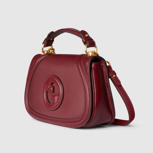 GUCCI BLONDIE SMALL ROSSO TOP HANDLE BAG