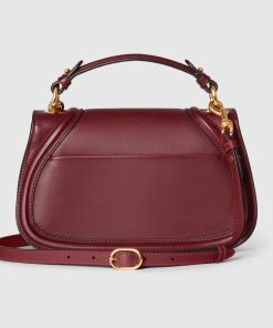 GUCCI BLONDIE SMALL ROSSO TOP HANDLE BAG