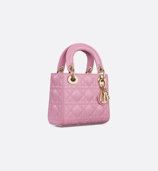 Dior Mini Lady Bag Hydrangea Pink Cannage