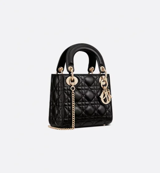 Dior Mini Lady Bag Black Cannage Lambskin