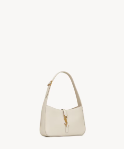 YSL LE 5 À 7 IN SMOOTH WHITE LEATHER