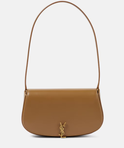 YSL Voltaire Mini leather Brown bag