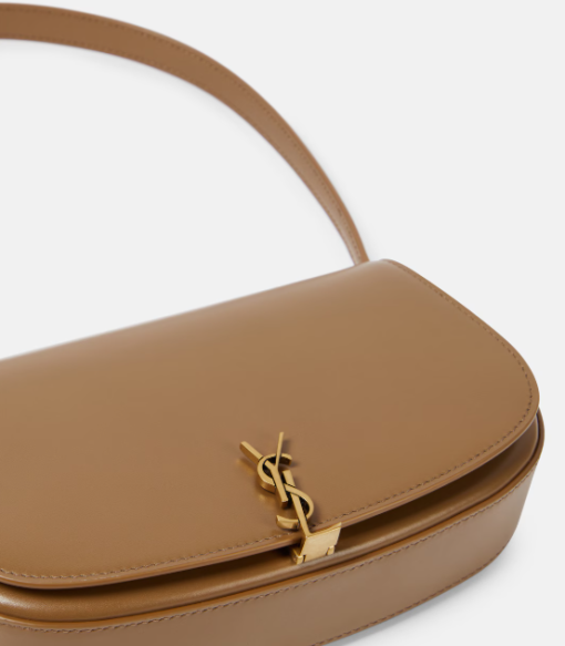 YSL Voltaire Mini leather Brown bag