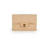 CHANEL CARD HOLDER BEIGE CAVIAR