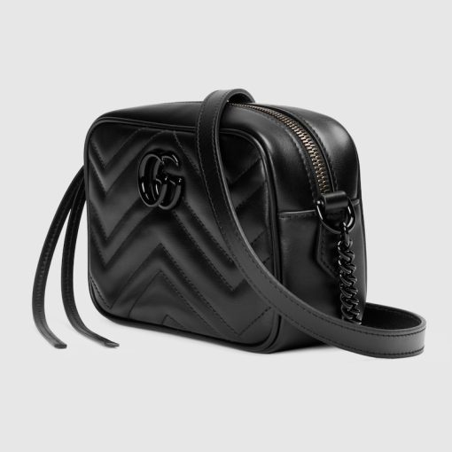 GUCCI GG MARMONT MINI BLACK BAG