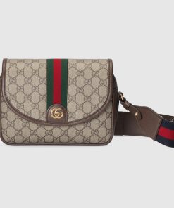 GUCCI OPHIDIA SMALL GG SUPREME SHOULDER BAG