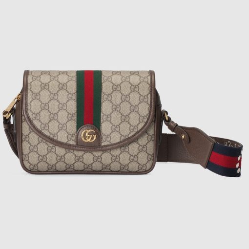 GUCCI OPHIDIA SMALL GG SUPREME SHOULDER BAG