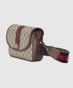 GUCCI OPHIDIA SMALL GG SUPREME SHOULDER BAG