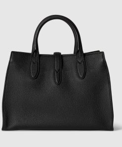 GUCCI MEDIUM TOTE BAG WITH HOOK CLOSURE