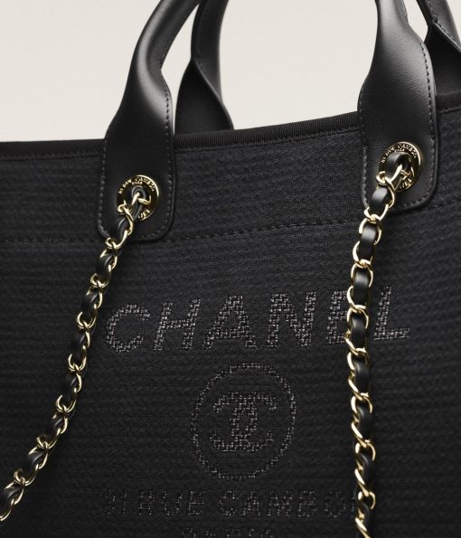 CHANEL SHOPPING BLACK BAG