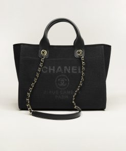 CHANEL SHOPPING BLACK BAG