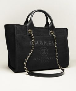 CHANEL SHOPPING BLACK BAG