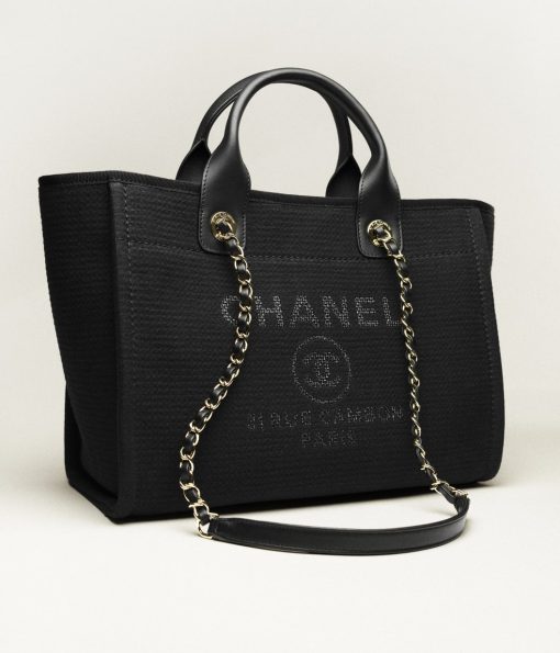 CHANEL SHOPPING BLACK BAG