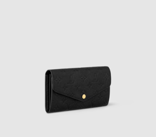 LOUIS VUITTON M82257 SARAH BLACK WALLET