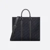 Dior East-West Tote Black Oblique Jacquard Bag