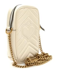 GUCCI GG MARMONT VERTICAL PHONE MINI BAG