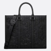 DIOR MEDIUM TOTE BAG BLACK GRAVITY BLACK